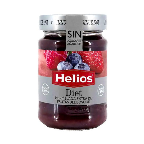 Mermelada Diet Frutos del Bosque Sin Azucar - Helios 280g.