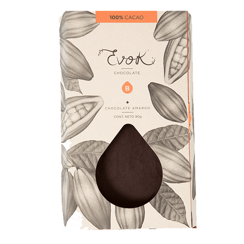 Chocolate 100% Cacao - Evok 90g