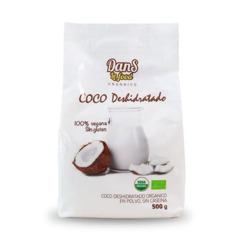 Deshidratado de Coco/Leche de Coco Orgánico - Dans Le Food 500g.