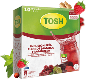 Infusión Fría Flor de Jamaica y Frambuesa - Tosh 20g