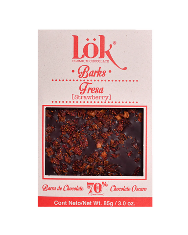 Chocolate 70% Fresa - LOK 85g