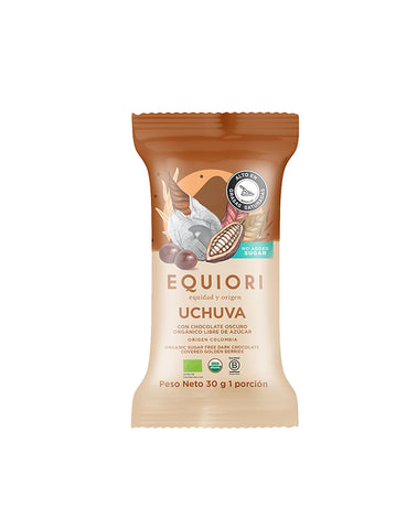 Uchuva Cubierto Chocolate Org - Equiori 30g