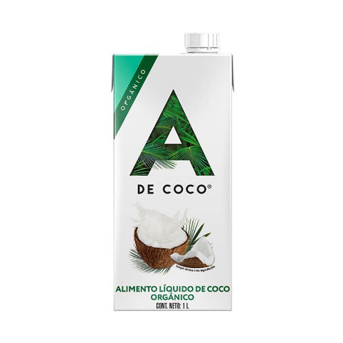 Leche de Coco Orgánico - A de Coco 1L.