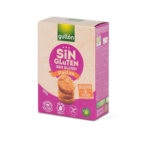 Galletas Pastas Sin Gluten - Gullon 200g.