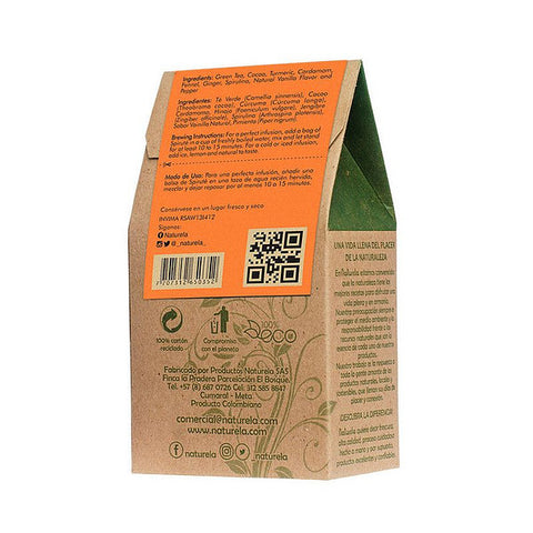 Té Dorado Cúrcuma Spiruté - Naturela 45g.